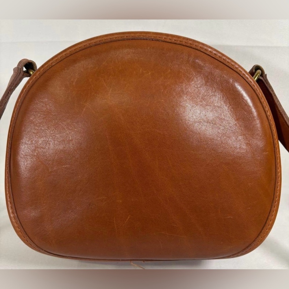 COACH Vintage 1994 Brown Glovetanned Leather Canteen Bag USA Made πΊπΈ - Picture 5 of 16
